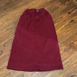 Girls Jade Mackenzie denim skirt size 14